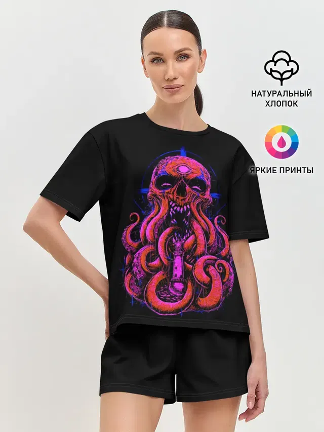 Женская пижама с шортами