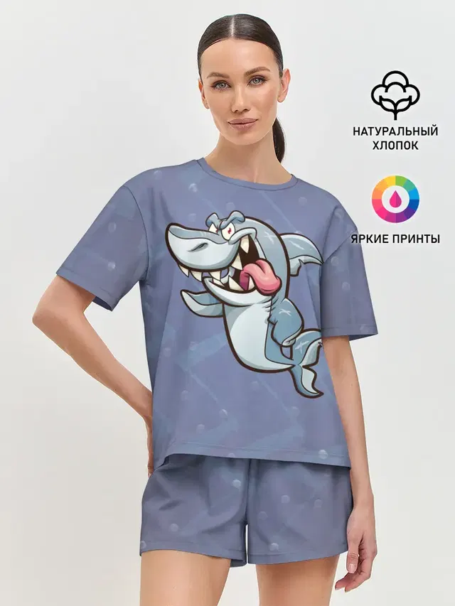 Женская пижама с шортами