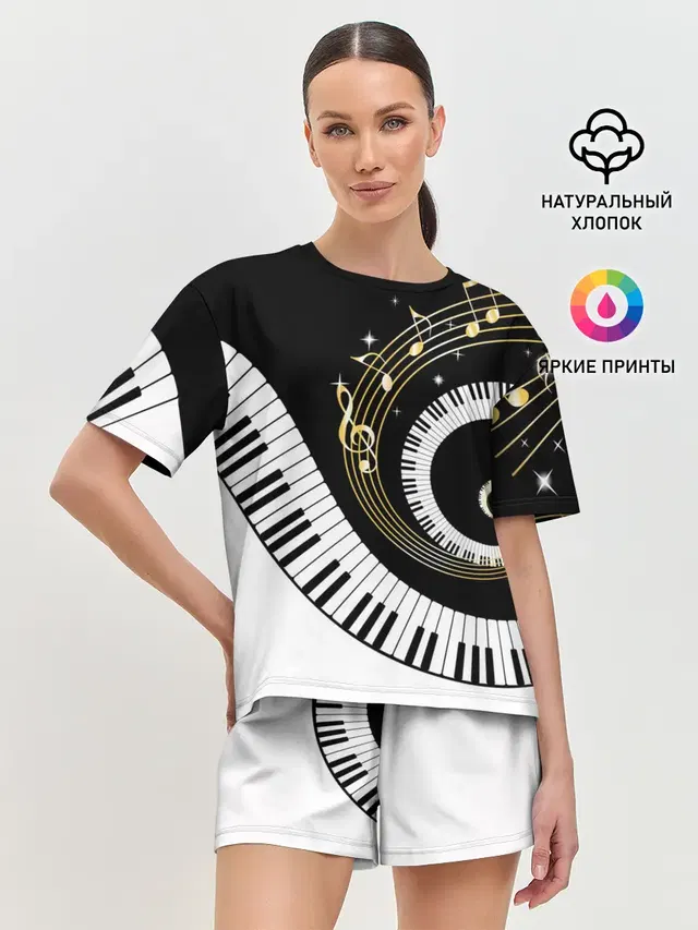 Женская пижама с шортами