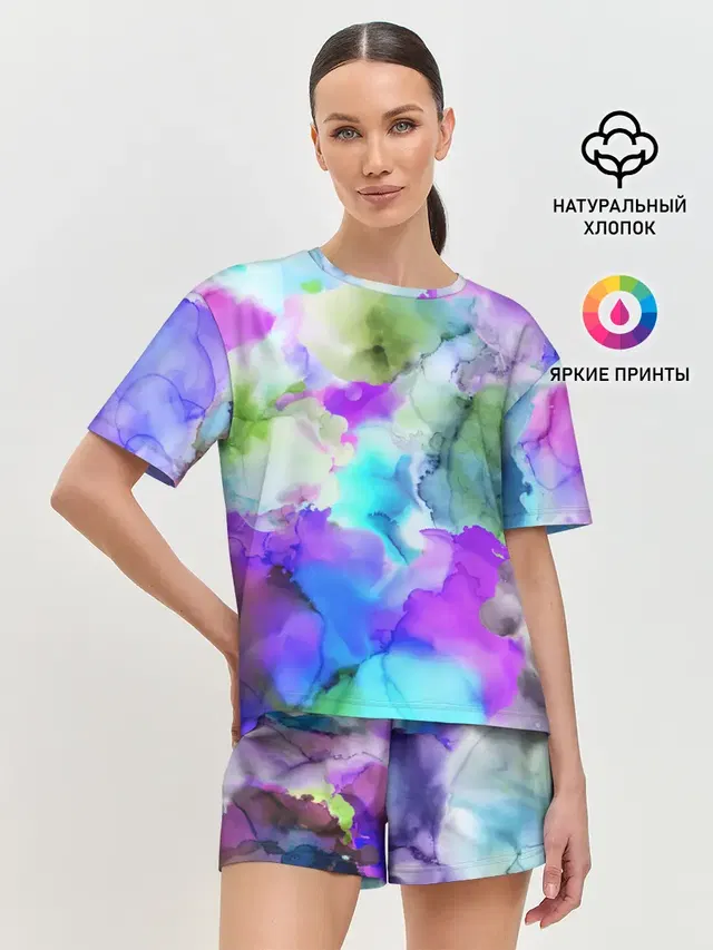 Женская пижама с шортами