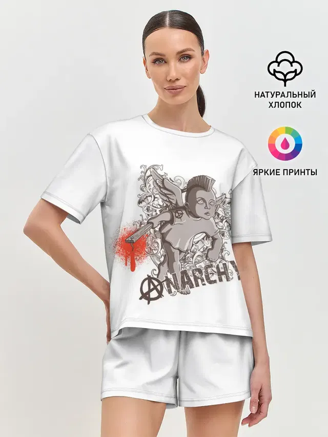 Женская пижама с шортами