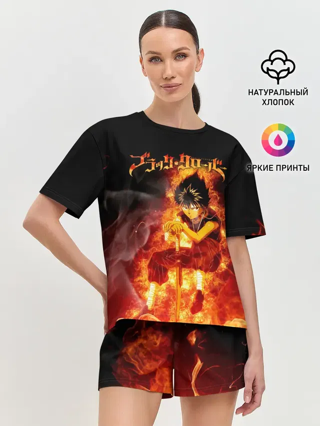 Женская пижама с шортами