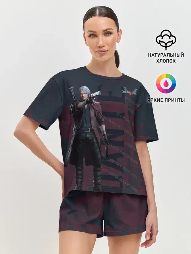Женская пижама с шортами
