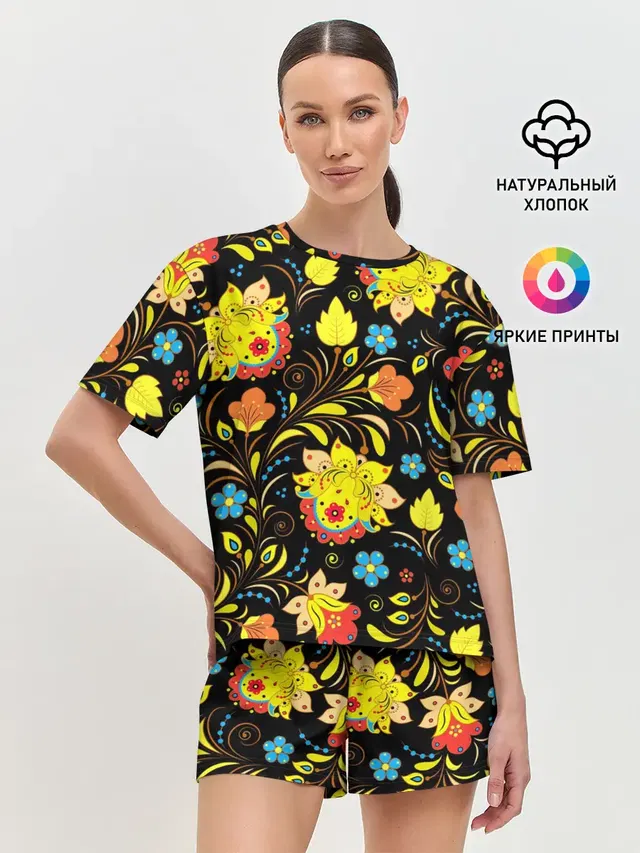 Женская пижама с шортами