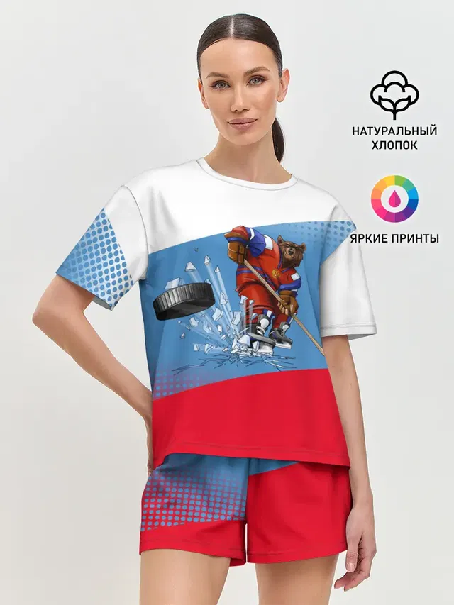 Женская пижама с шортами