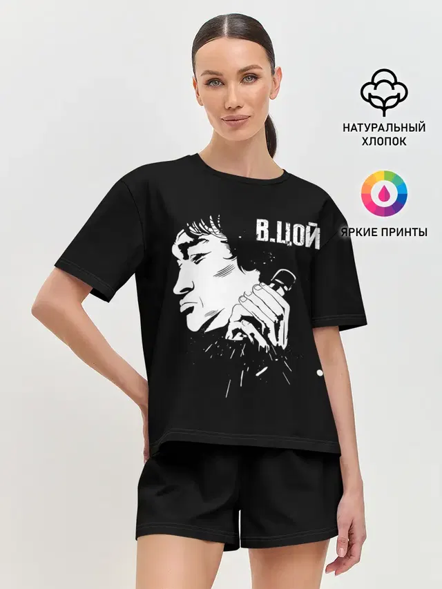 Женская пижама с шортами