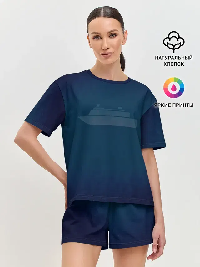 Женская пижама с шортами