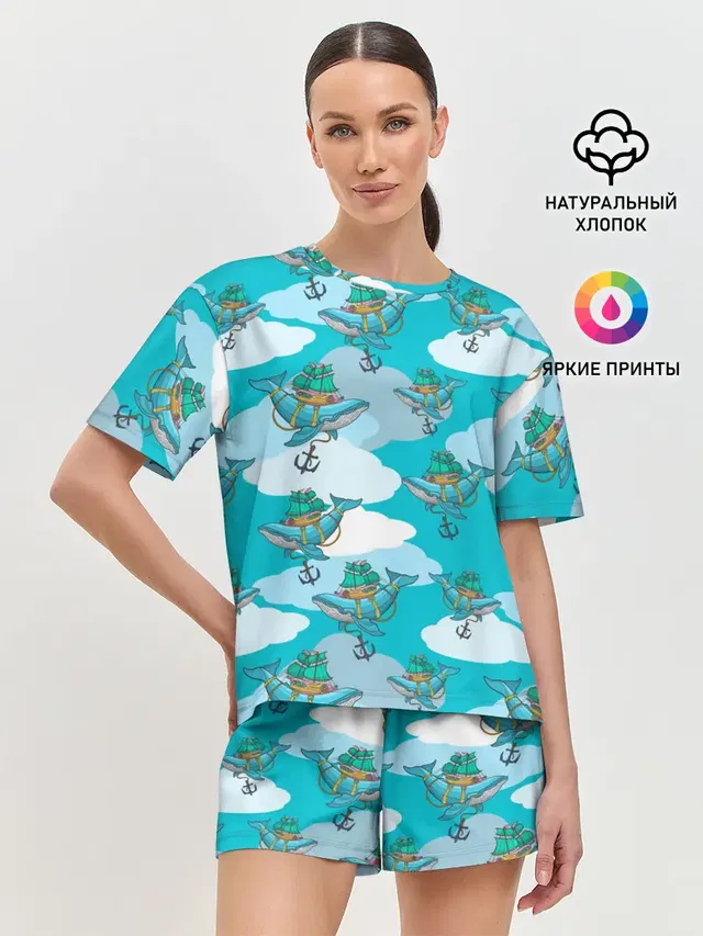 Киты и корабль