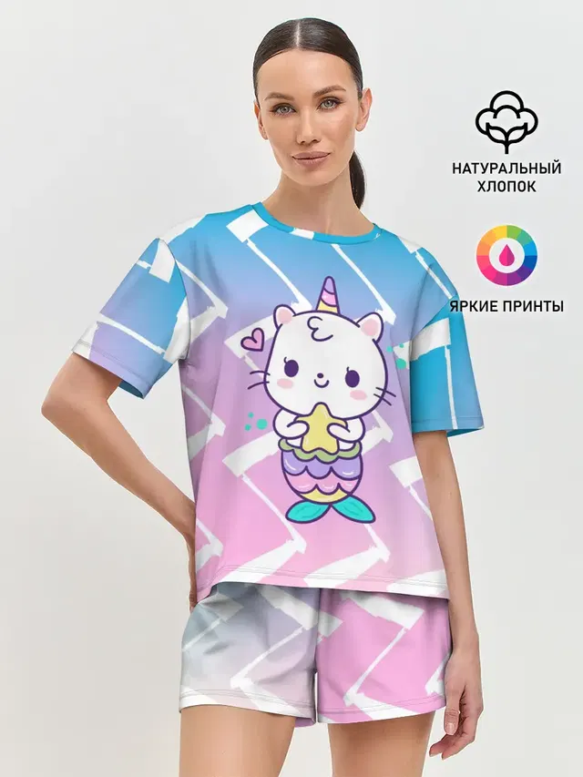 Женская пижама с шортами