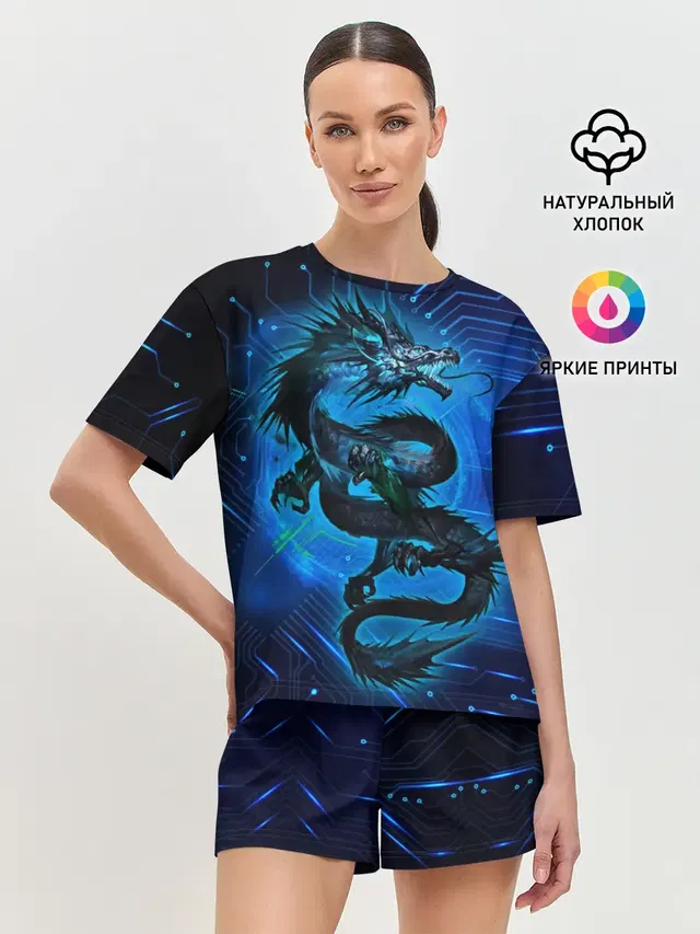 Женская пижама с шортами