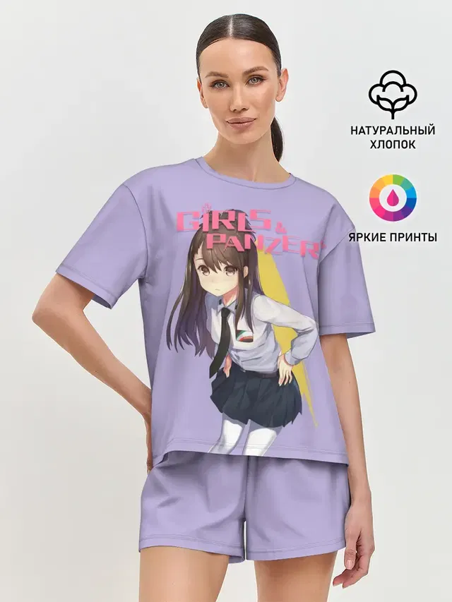 Женская пижама с шортами