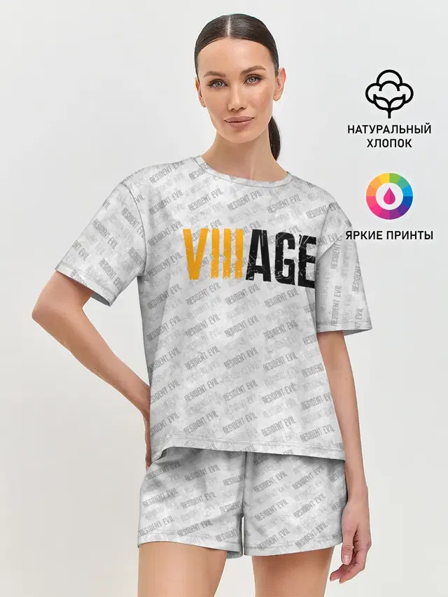 Женская пижама с шортами