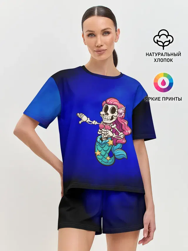 Женская пижама с шортами