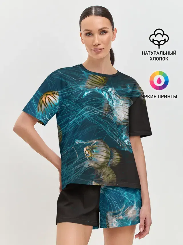 Женская пижама с шортами