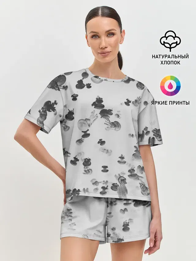 Женская пижама с шортами