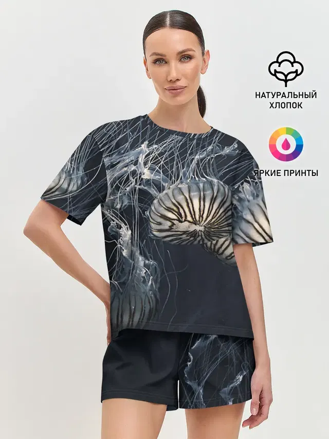 Женская пижама с шортами