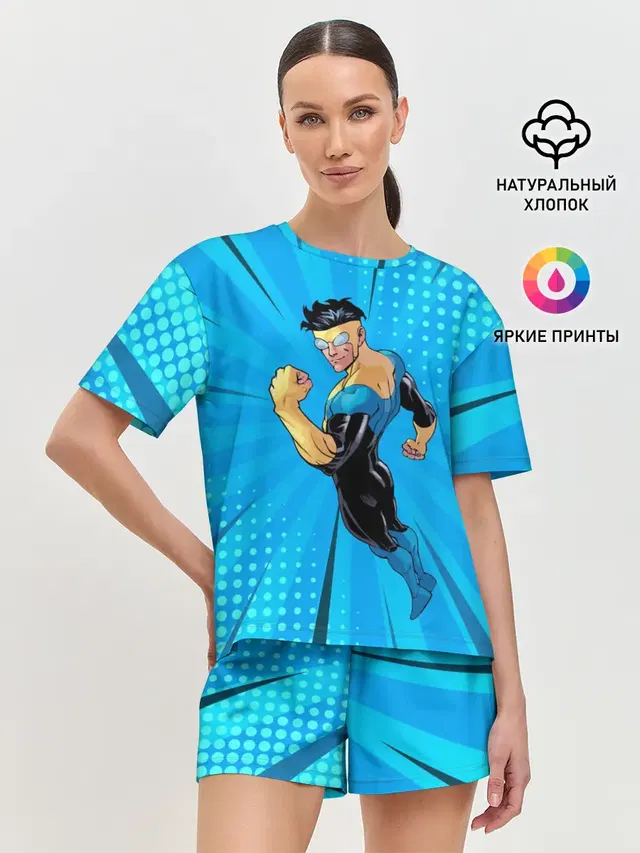 Женская пижама с шортами