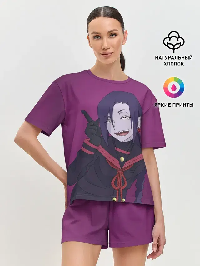 Женская пижама с шортами