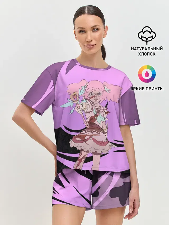 Женская пижама с шортами