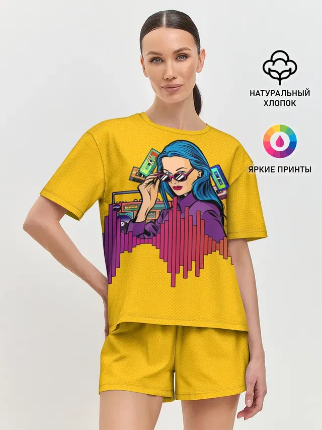 Ретро. Девушка 90-х Арт.