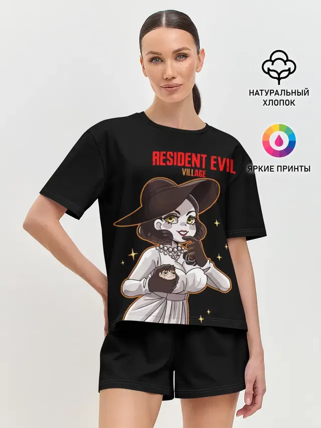 Женская пижама с шортами