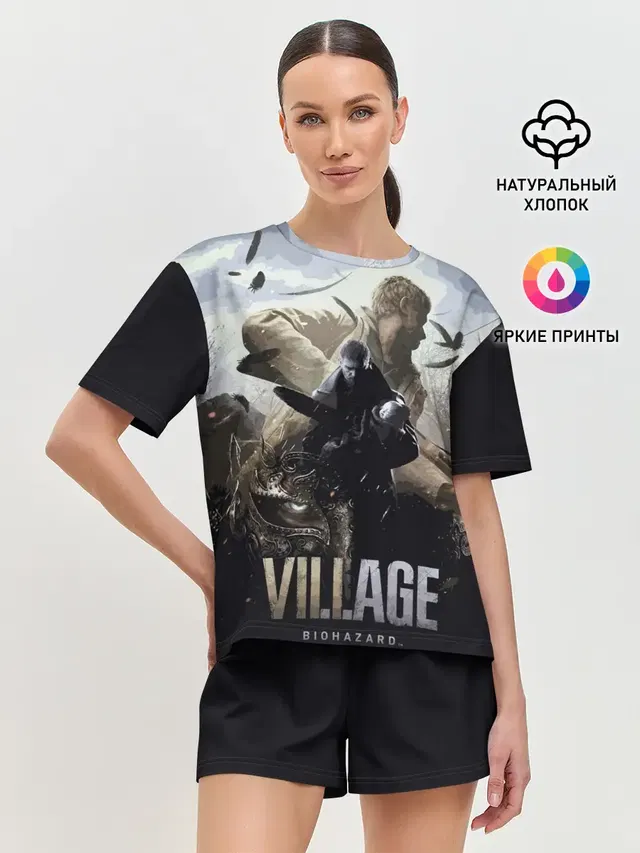 Женская пижама с шортами