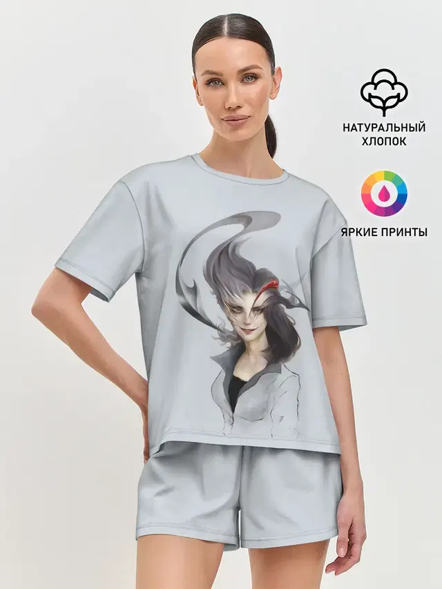 Женская пижама с шортами