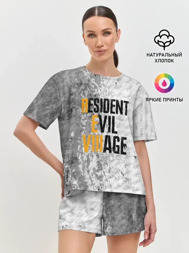 Женская пижама с шортами