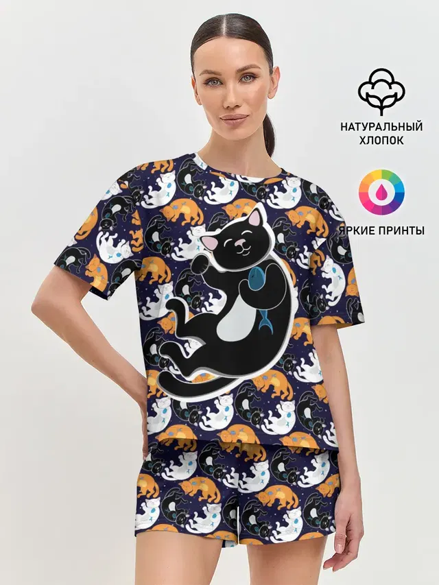 Женская пижама с шортами