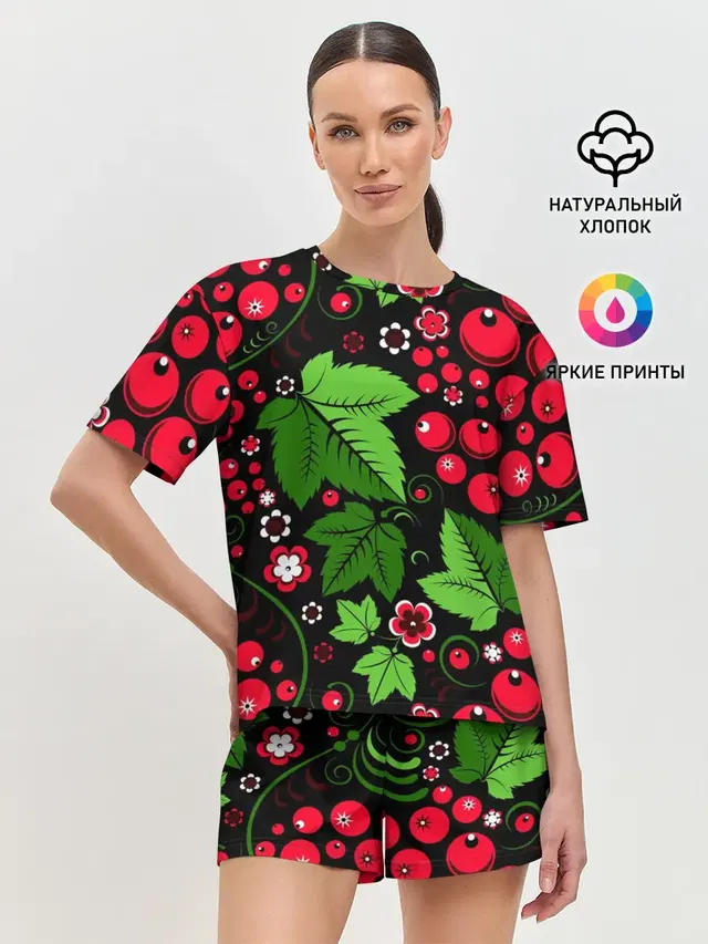 Женская пижама с шортами