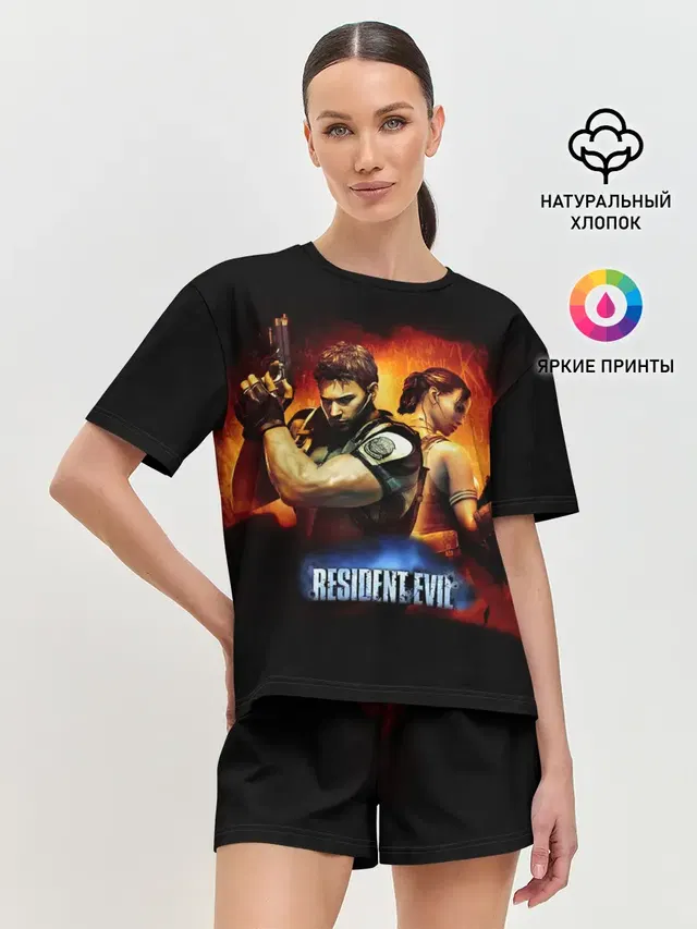 Женская пижама с шортами