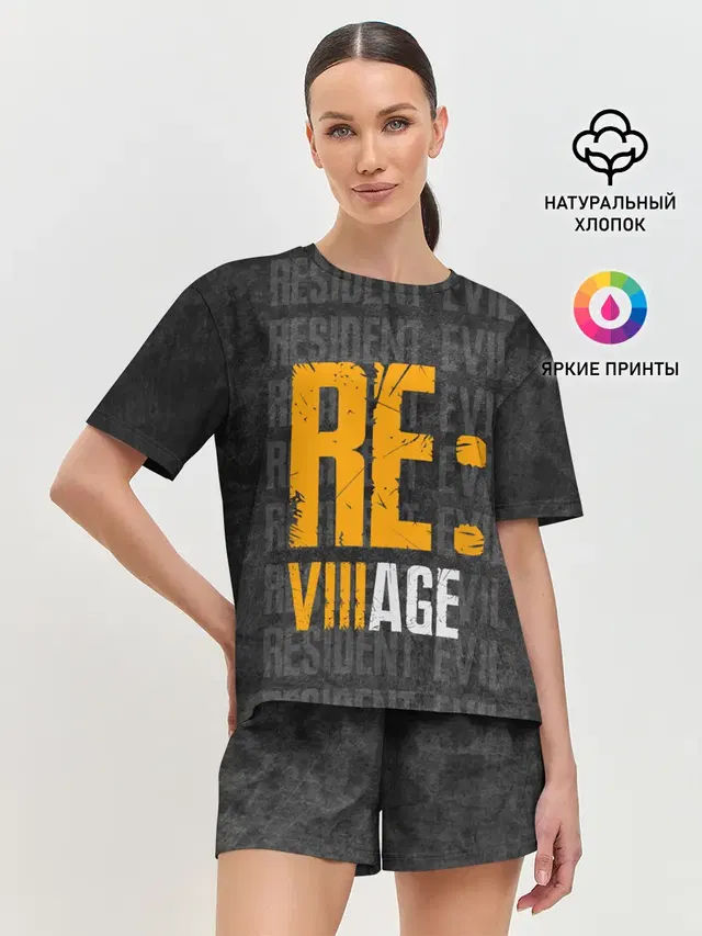 Женская пижама с шортами
