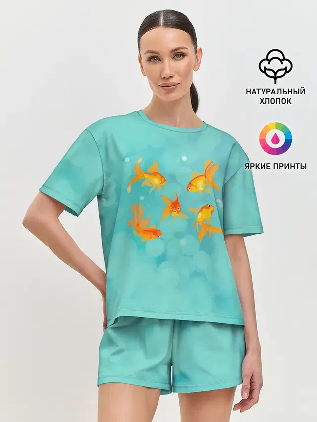 Женская пижама с шортами