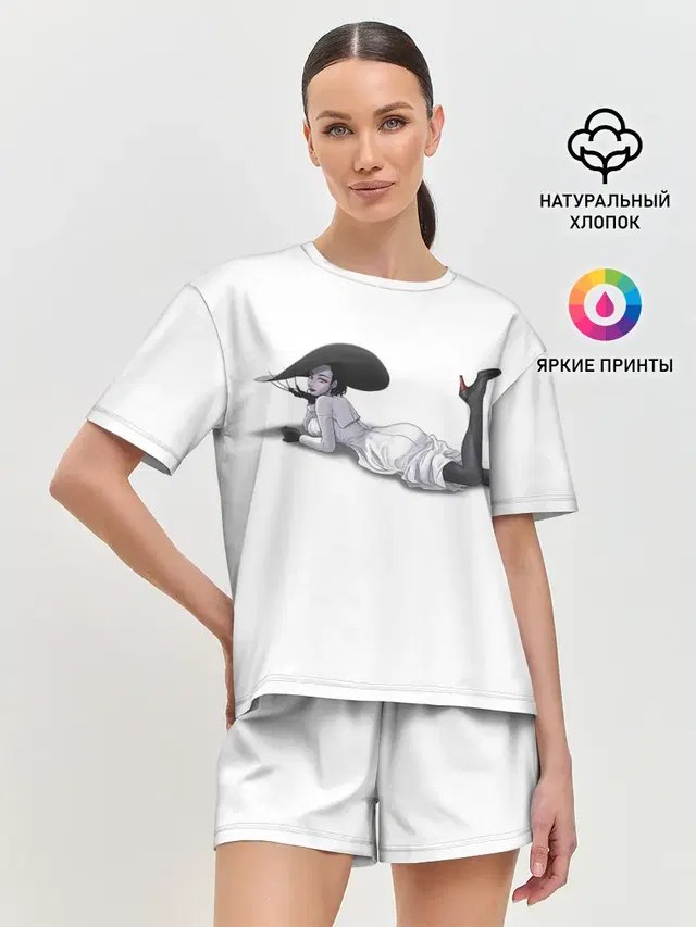 Женская пижама с шортами