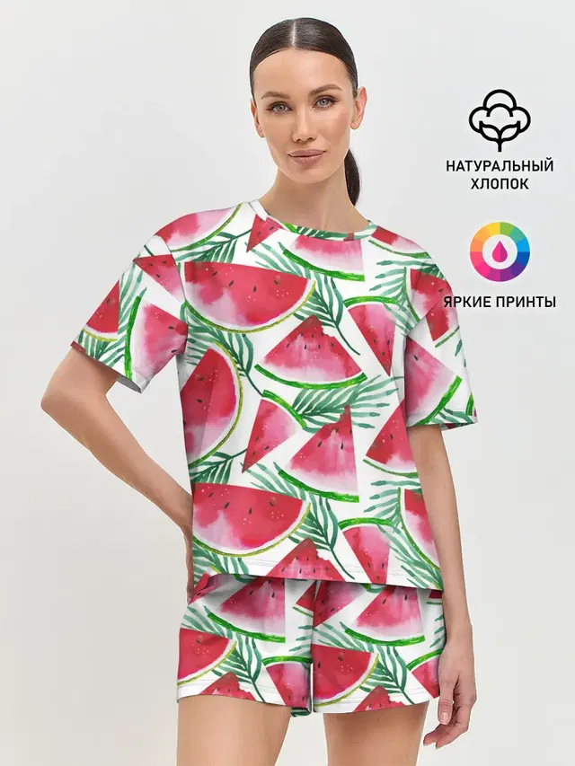 Женская пижама с шортами