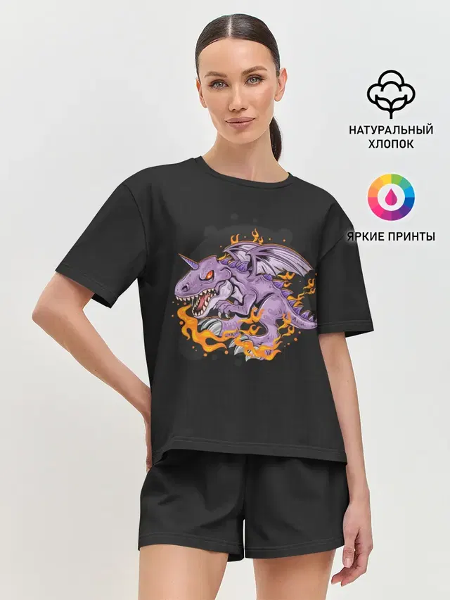 Женская пижама с шортами