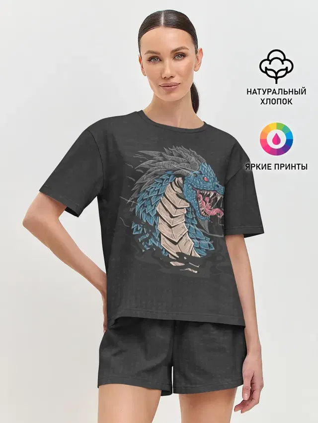 Женская пижама с шортами