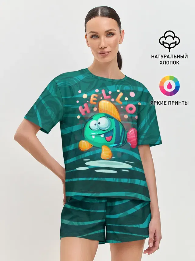 Женская пижама с шортами