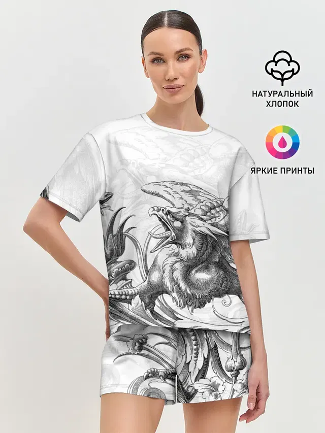 Женская пижама с шортами