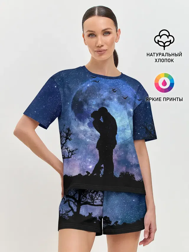 Женская пижама с шортами