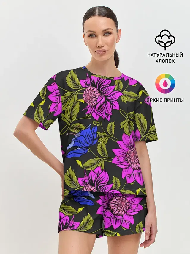 Женская пижама с шортами