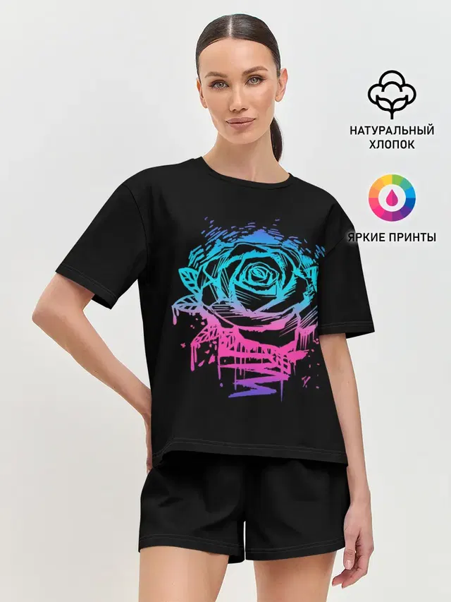 Женская пижама с шортами
