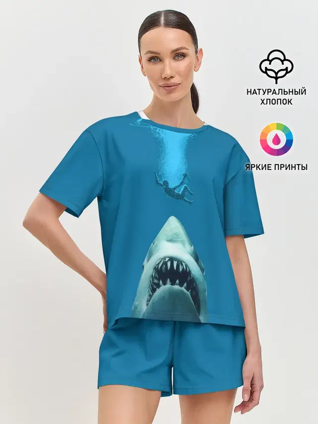 Женская пижама с шортами