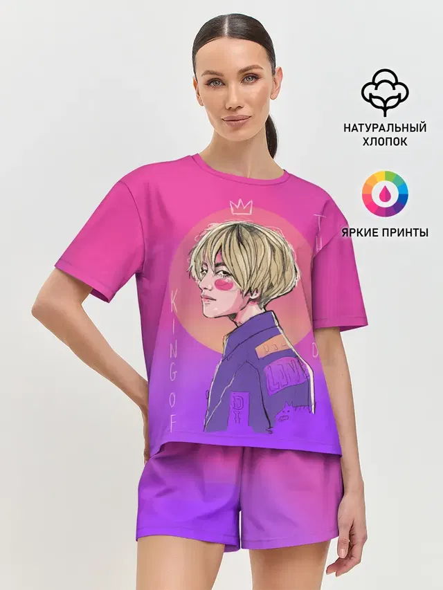 Женская пижама с шортами