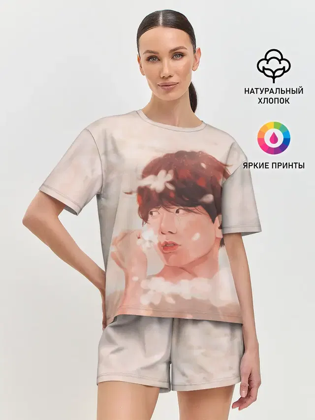 Женская пижама с шортами