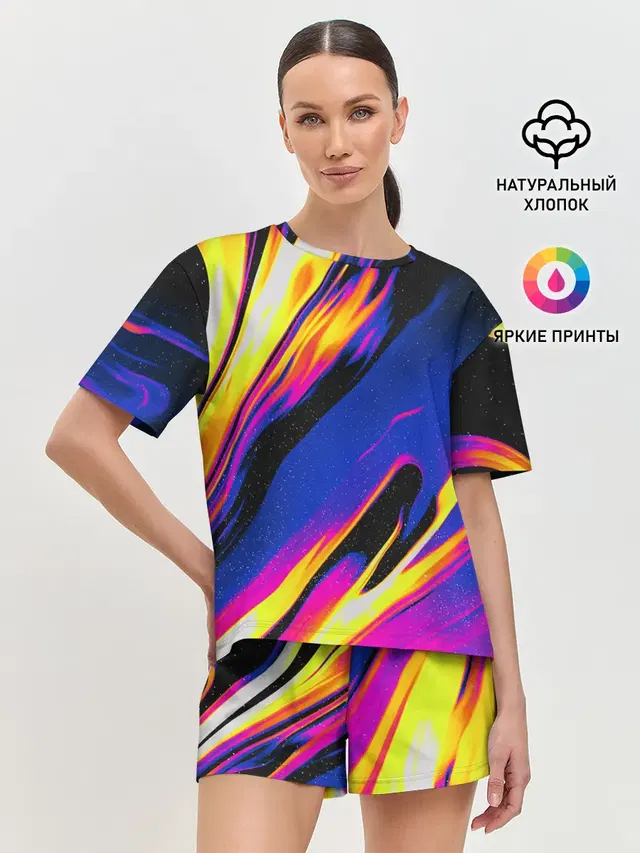 Женская пижама с шортами