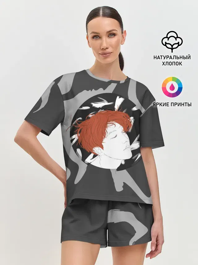 Женская пижама с шортами