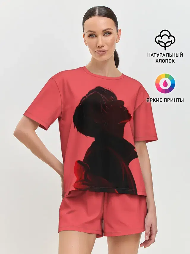 Женская пижама с шортами