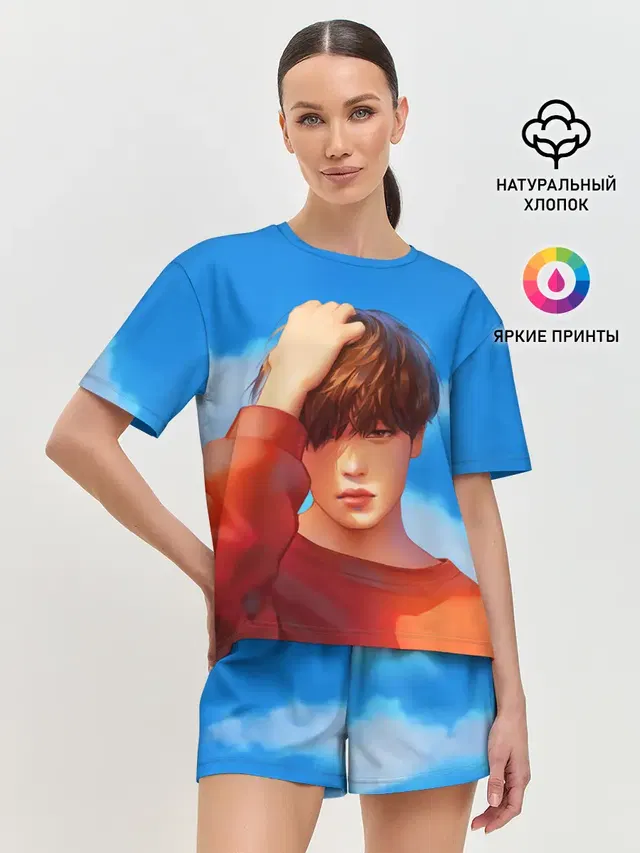 Женская пижама с шортами