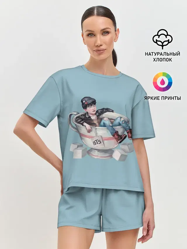 Женская пижама с шортами